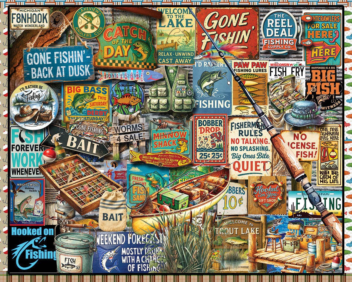 I Love Fishing- 1000 Piece Jigsaw Puzzle