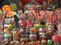 White Mountain Puzzle Candy Store  - 500 Piece Jigsaw Puzzle