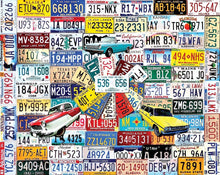 Load image into Gallery viewer, State Plates 500 Piece Adult Jigsaw Puzzle
