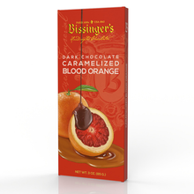 Load image into Gallery viewer, Bissinger's Dark Caramelized Blood Orange Bar - 3 OZ: 3 OZ
