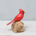 Cardinal - Male - 7"H - Hand Carved Ornament