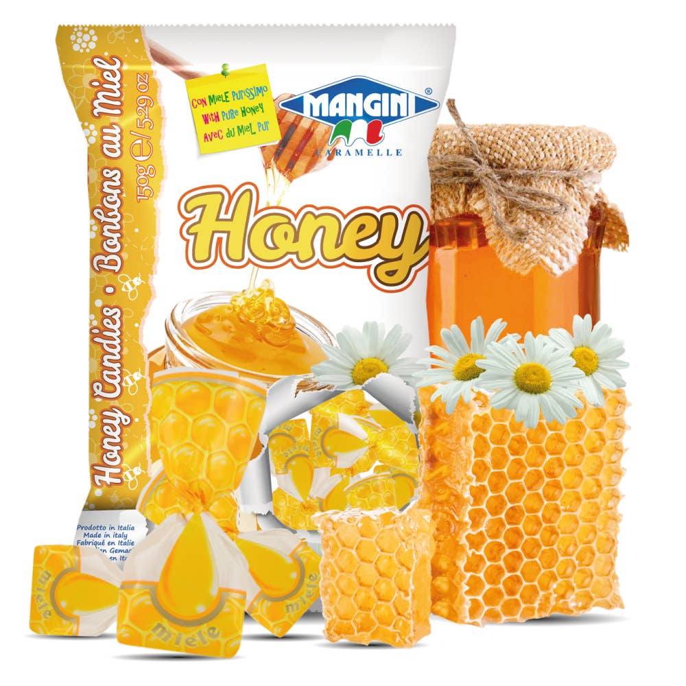 Mangini's Honey Filled Candy (Miele Ripieno) 5.8 oz