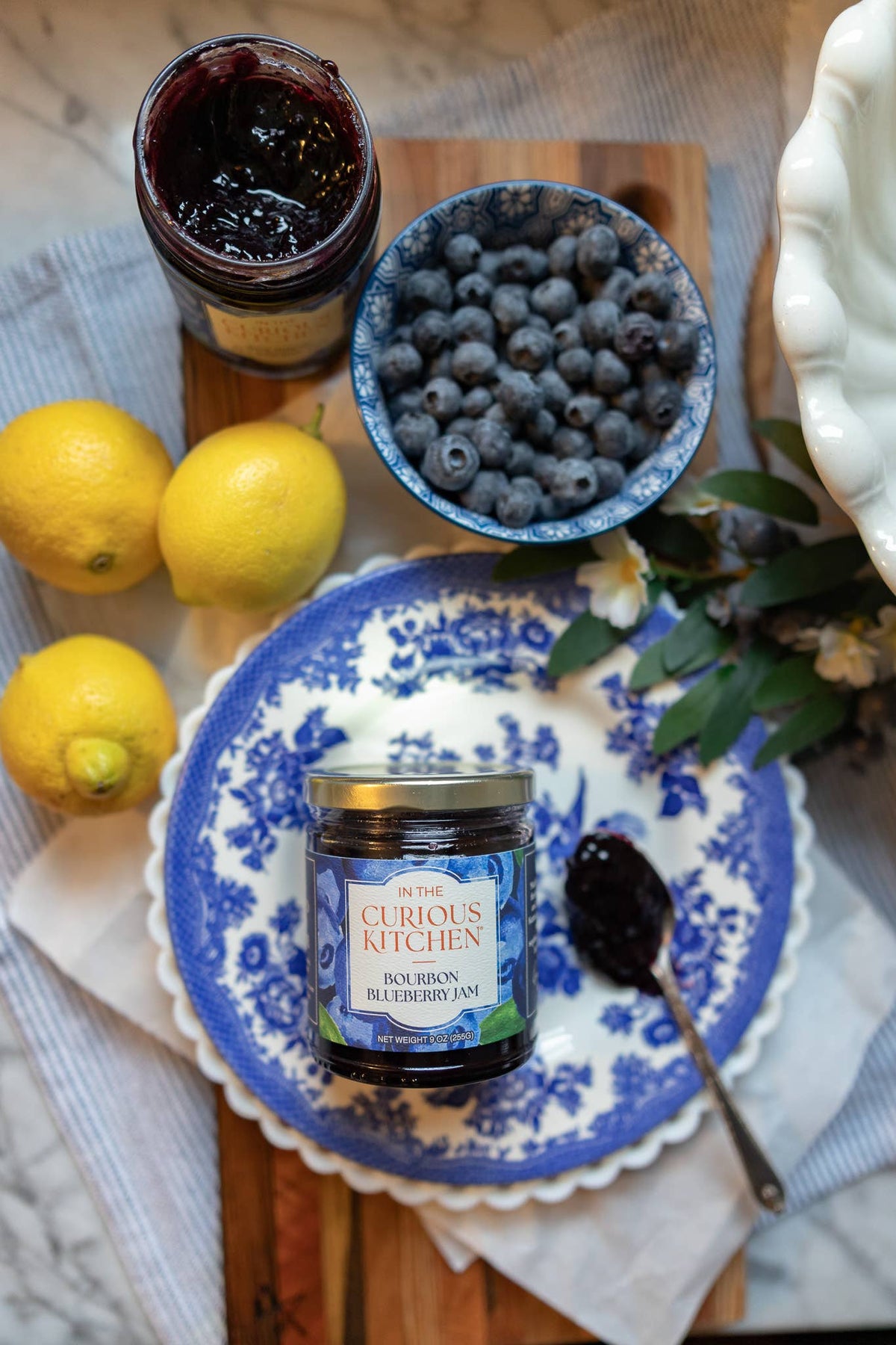 Blueberry Bourbon Jam - Small Batch Gourmet Fruit Spread