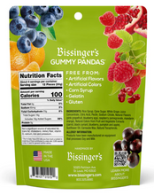 Load image into Gallery viewer, Ingredients for Bissinger's gummy Pandas
