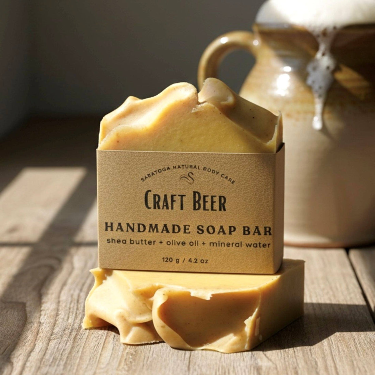 Craft Beer  - Handmade Soap Bar VEGAN COLD PROCESS