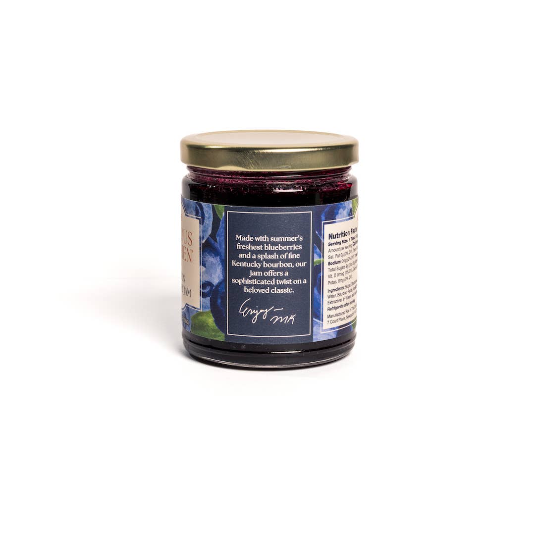 Blueberry Bourbon Jam - Small Batch Gourmet Fruit Spread