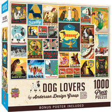 Load image into Gallery viewer, Vintage Posters - Dog Lovers 1000 Piece Puzzle
