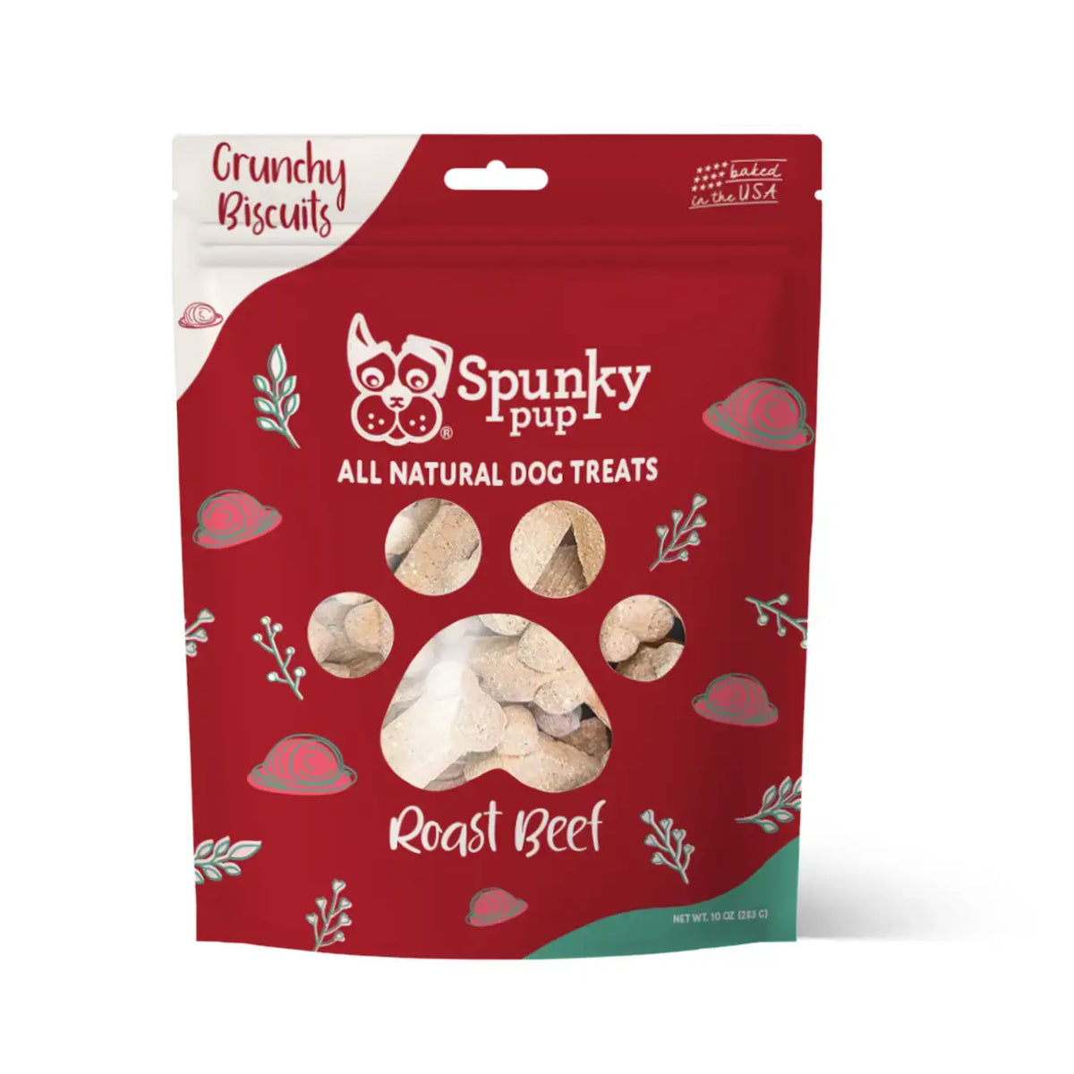 All Natural Crunchy Biscuits Treats: Roast Beef
