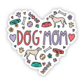 Dog Mom Heart Sticker
