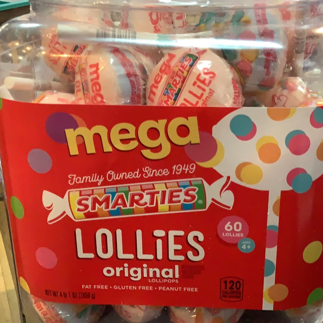 Mega Smarties Lollipops
