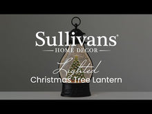 Load and play video in Gallery viewer, Sullivans - LIGHTED CHRISTMAS TREE LANTERN
