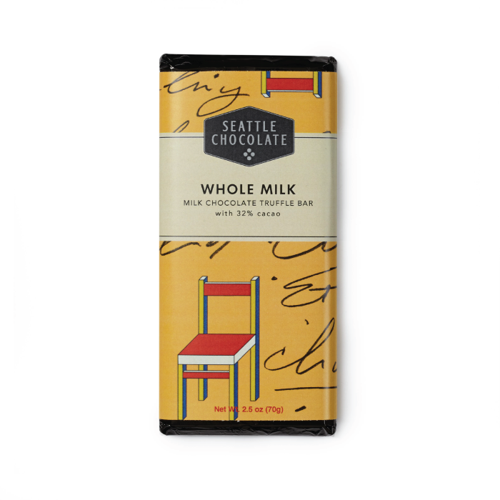 Whole Milk Truffle Bar - Seattle Chocolate