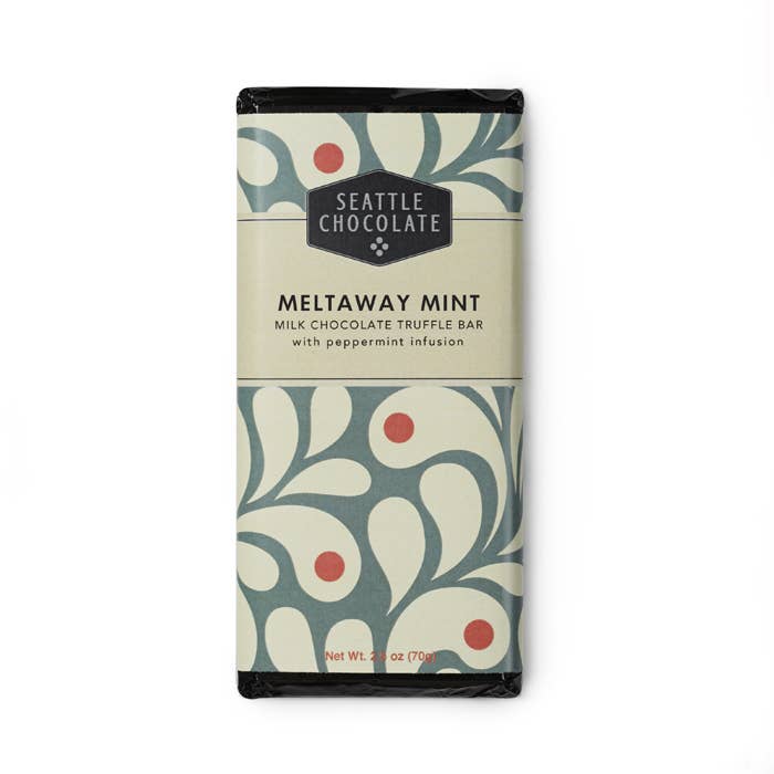 Meltaway Mint Truffle Bar - Seattle Chocolate