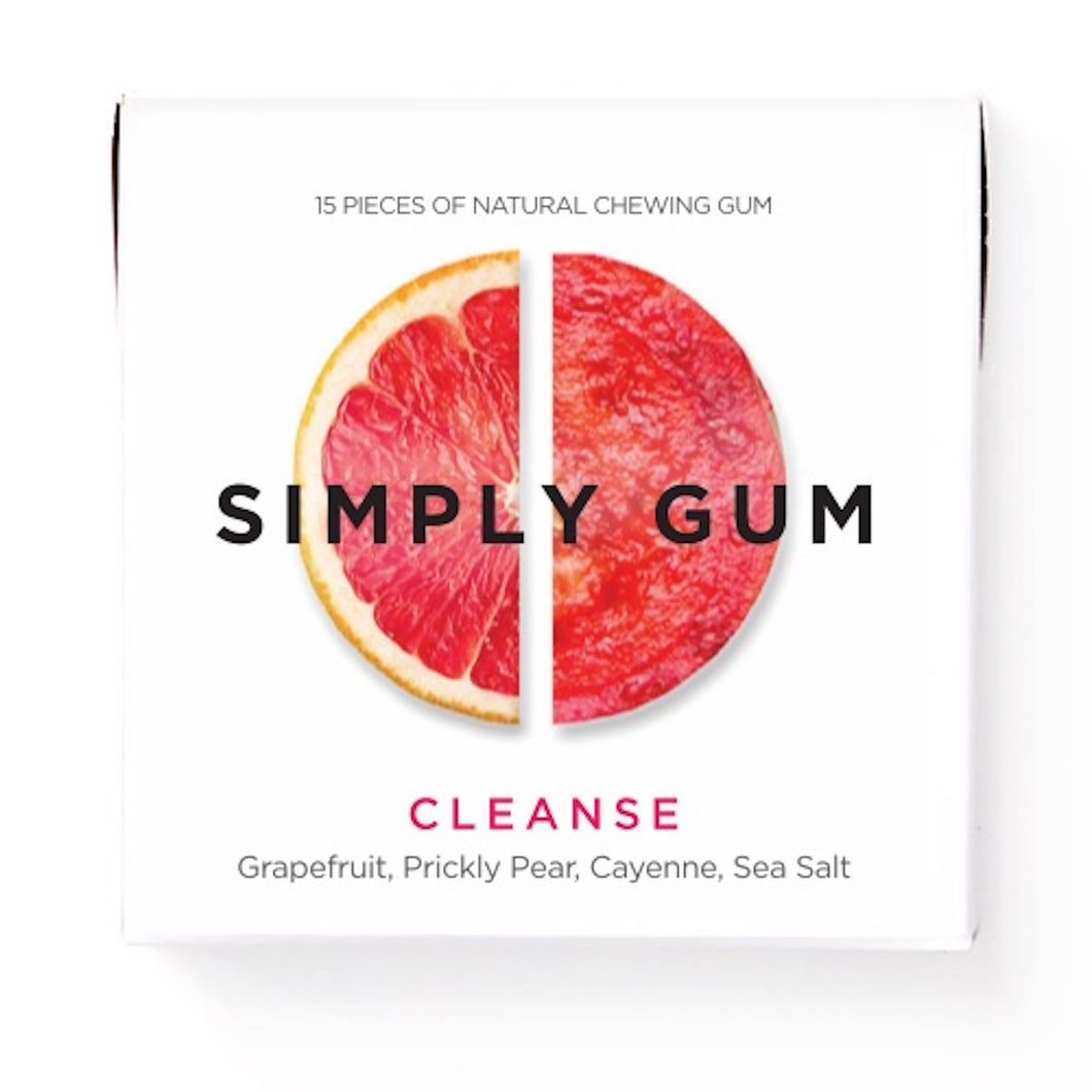 Simply Gum Cleanse Natural Chewing Gum - 15 pieces