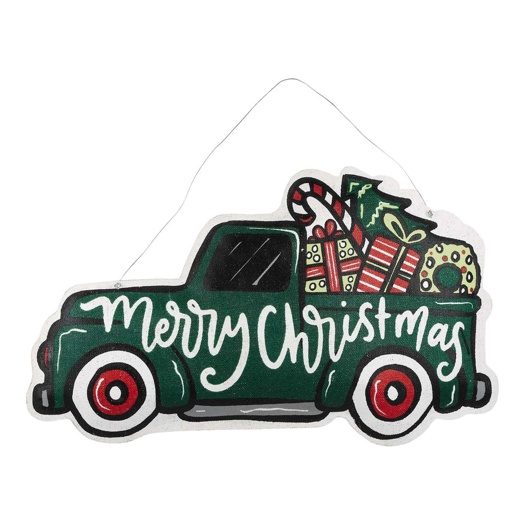 Merry Christmas Hello Fall Truck Burlee