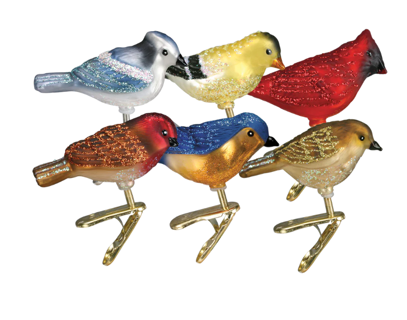 Asst Miniature Songbirds (a) Ornament