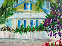 Load image into Gallery viewer, Key West Cottage #29. Original reclaimed wood painting.
