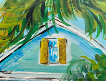 Load image into Gallery viewer, Key West Cottage #29. Original reclaimed wood painting.

