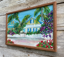 Load image into Gallery viewer, Key West Cottage #29. Original reclaimed wood painting.
