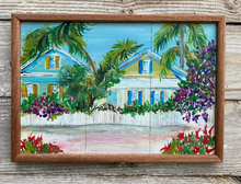 Load image into Gallery viewer, Key West Cottage #29. Original reclaimed wood painting.
