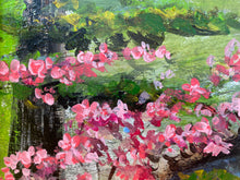 Load image into Gallery viewer, Cabin By The Stream. Original Reclaimed Pallet Wood Painting
