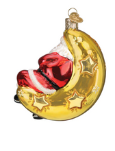 Load image into Gallery viewer, Moonlight Santa Ornament - Old World Christmas
