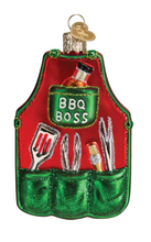 Load image into Gallery viewer, BBQ Apron - Old World Christmas
