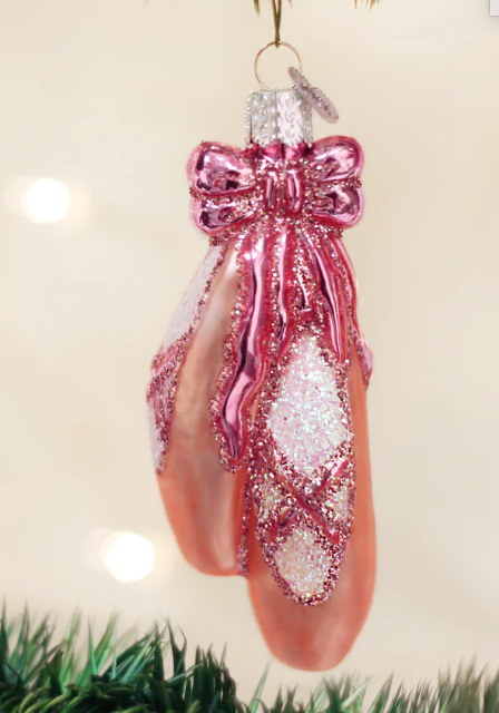 Ballet Toe Shoes Ornament - Old World Christmas