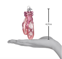 Load image into Gallery viewer, Ballet Toe Shoes Ornament - Old World Christmas
