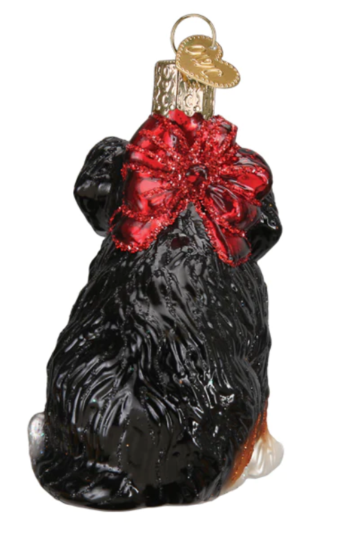 Bernedoodle Puppy Ornament - Old World Christmas
