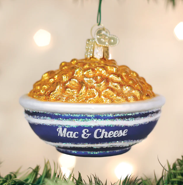 Bowl of Mac & Cheese Ornament - Old World Christmas