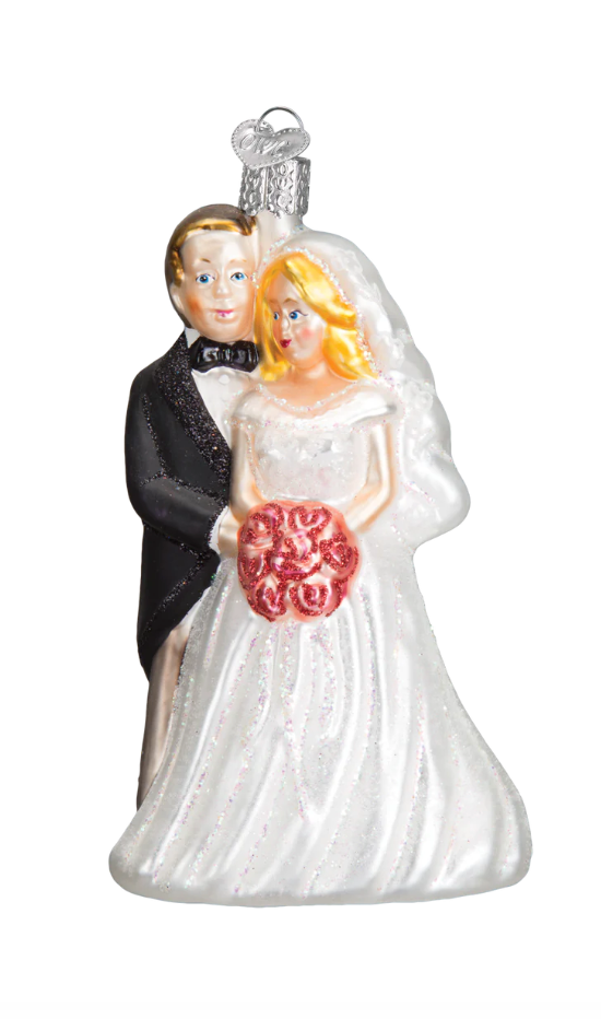 Bridal Couple - Old World Christmas Ornament
