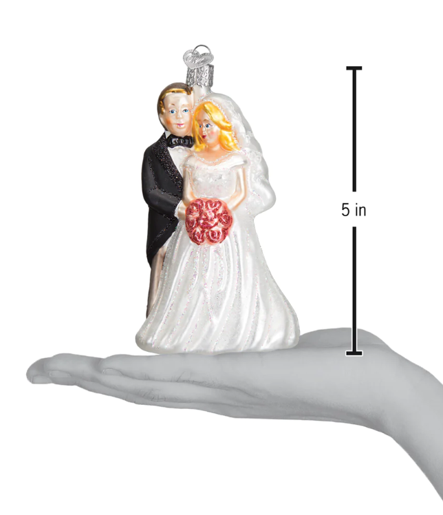 Bridal Couple - Old World Christmas Ornament