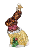 Chocolate Easter Bunny Ornament - Old World Christmas