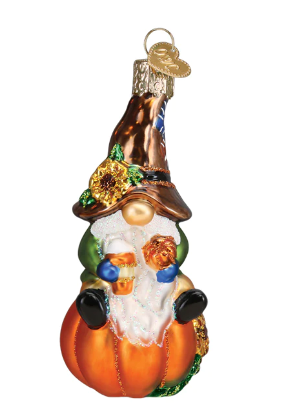 Fall Harest Gnome Ornament - Old World Christmas