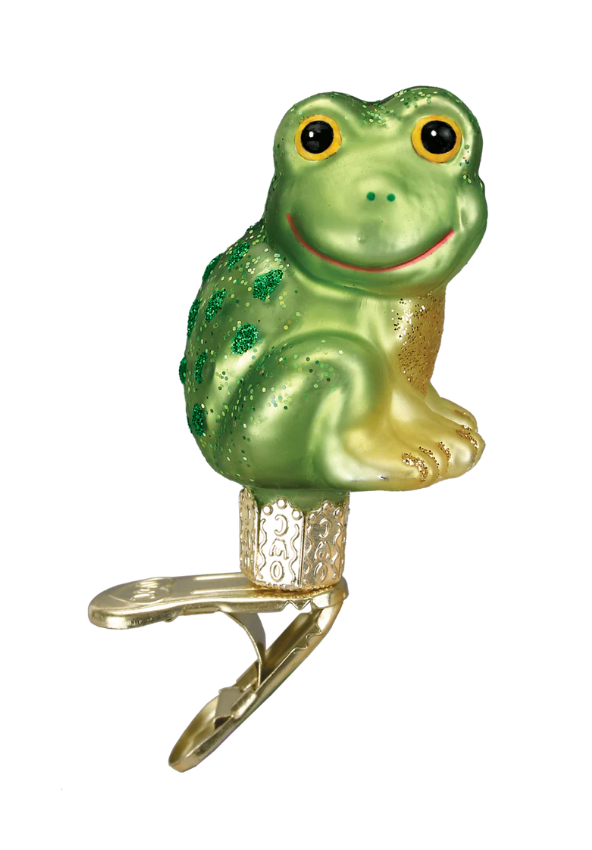 Happy Froggy Ornament - Old World Christmas