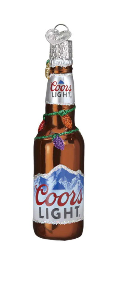 Holiday Coors Light Bottle - Old World Christmas