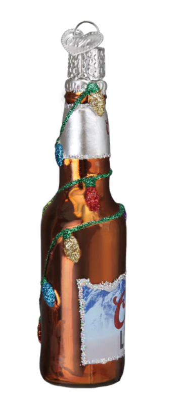 Holiday Coors Light Bottle - Old World Christmas