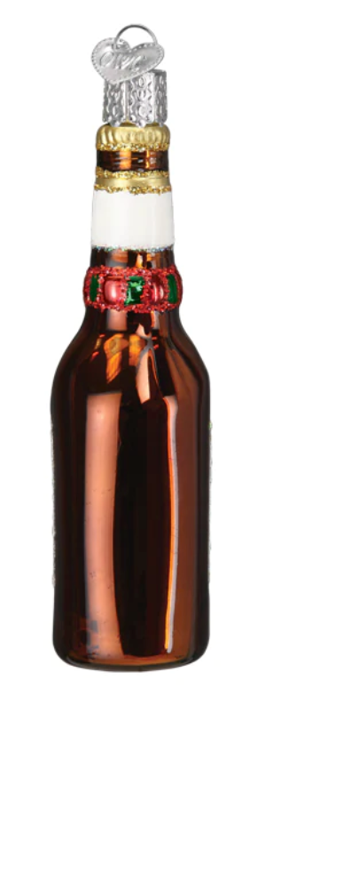 Holiday Miller Lite Bottle - Old World Christmas
