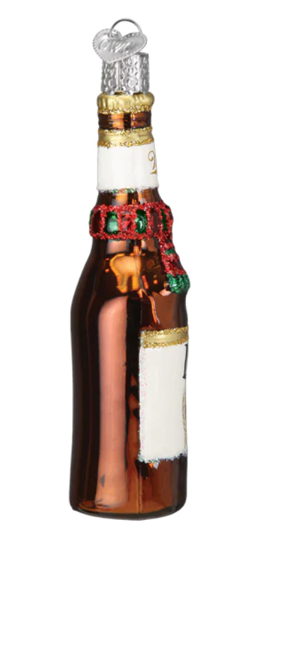 Holiday Miller Lite Bottle - Old World Christmas