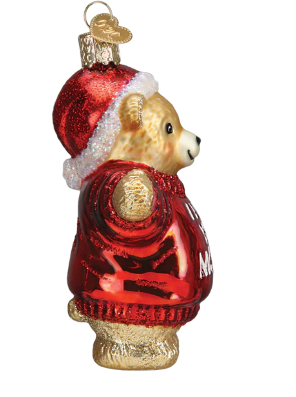 I Love You More Bear Ornament - Old World Christmas