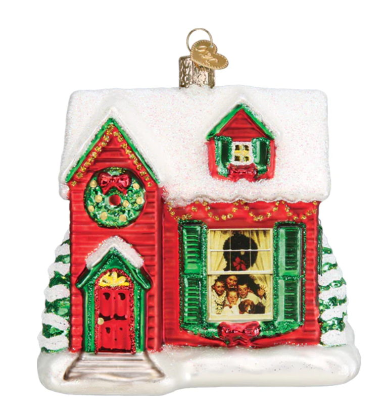 Norman Rockwell You're Home! Ornament - Old World Christmas