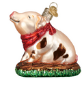 Piggy in the Puddle Ornament - Old World Christmas