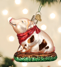 Load image into Gallery viewer, Piggy in the Puddle Ornament - Old World Christmas

