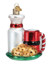 Load image into Gallery viewer, Santa&#39;s Milk and Cookies Ornament - Old World Christmas
