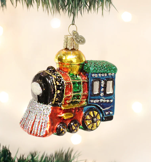 Small Locomotive Ornament - Old World Christmas