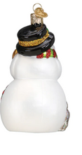 Load image into Gallery viewer, Snowman with Playful Pets Ornament - Old World Christmas
