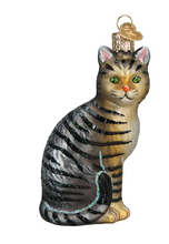 Load image into Gallery viewer, Tabby Cat Ornament - Old World Christmas
