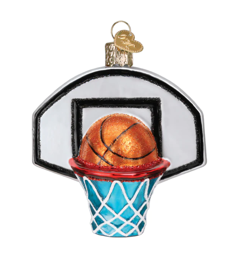 Basketball Hoop Ornament - Old World Christmas