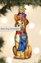 Load image into Gallery viewer, World&#39;s Best Dog Ornament - Old World Christmas
